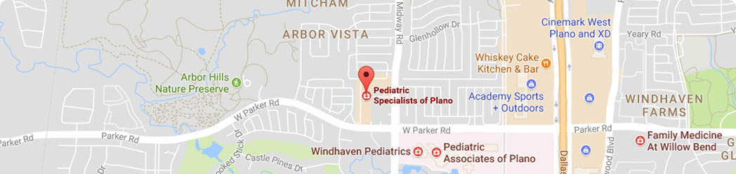 PSOP Kids Plano, TX Location Map